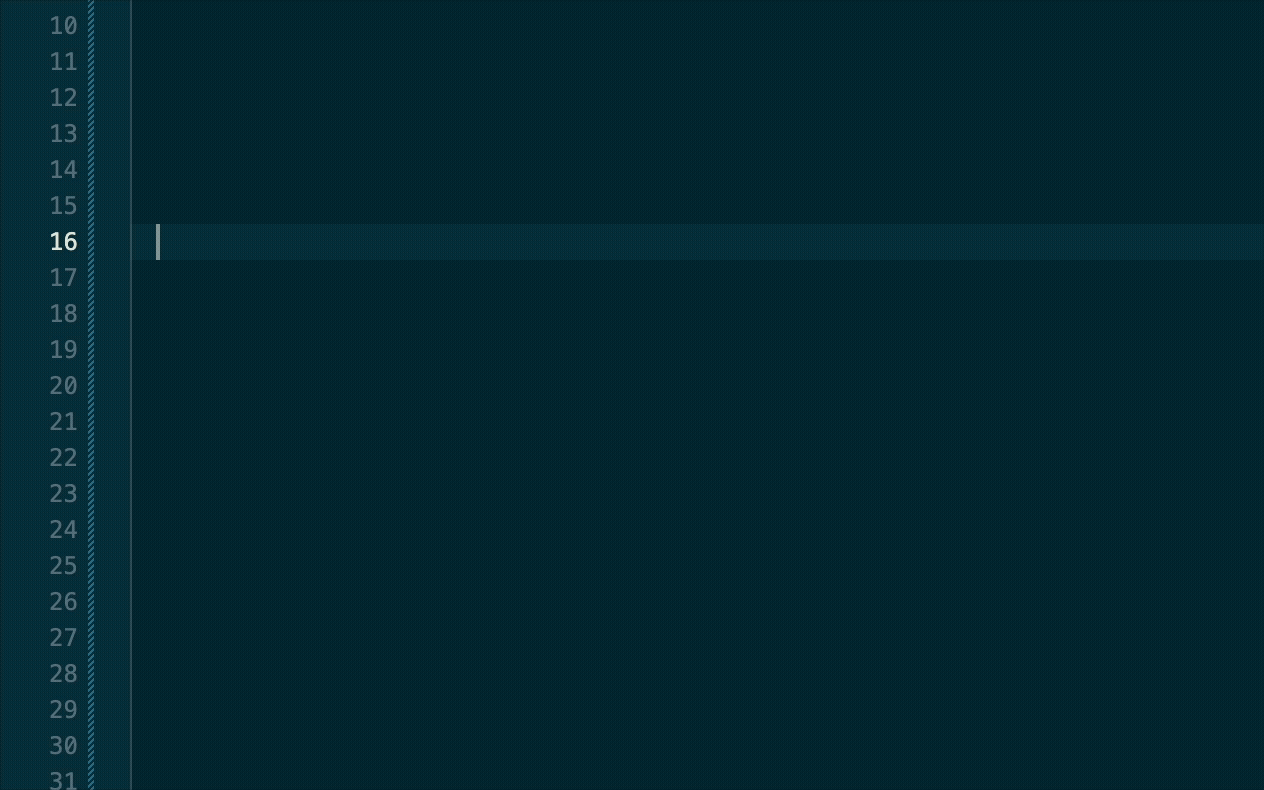 Unassigned variables are of type any by default