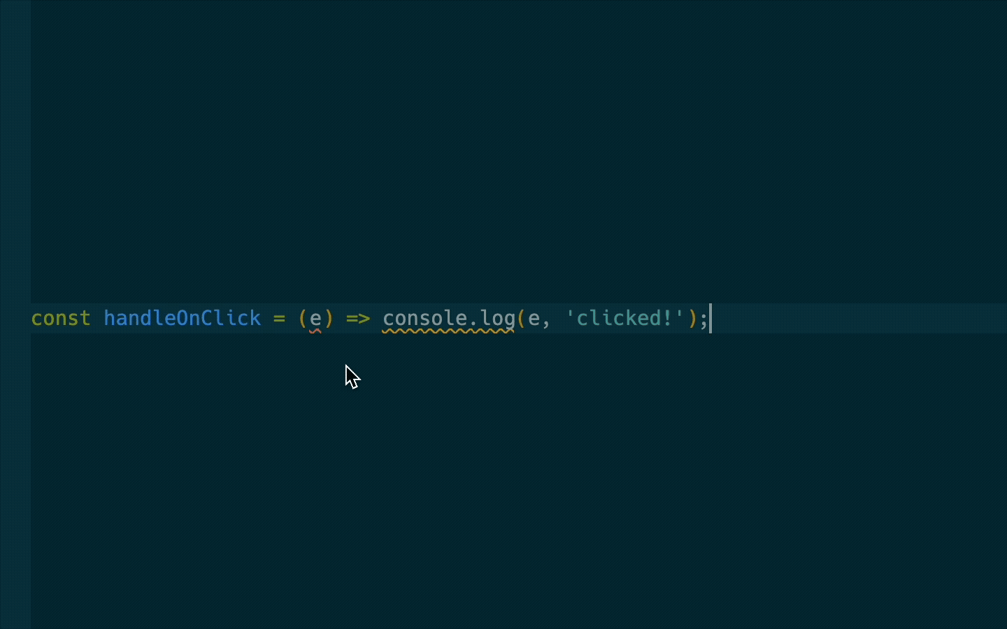 extracting the event handler definition