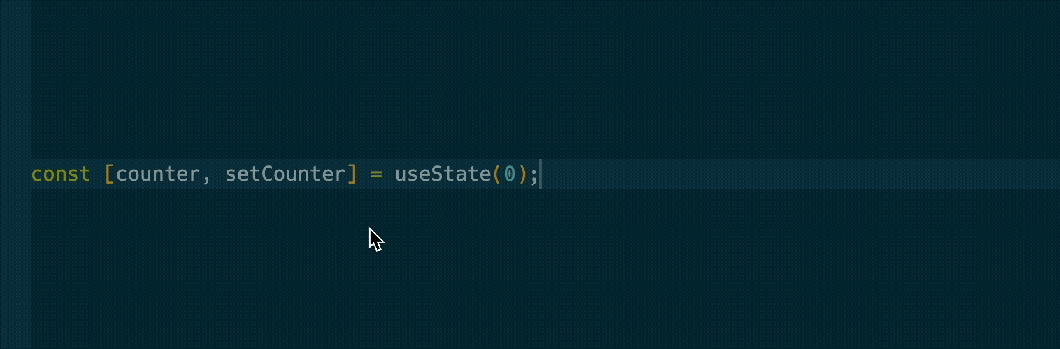 Type for usestate definition